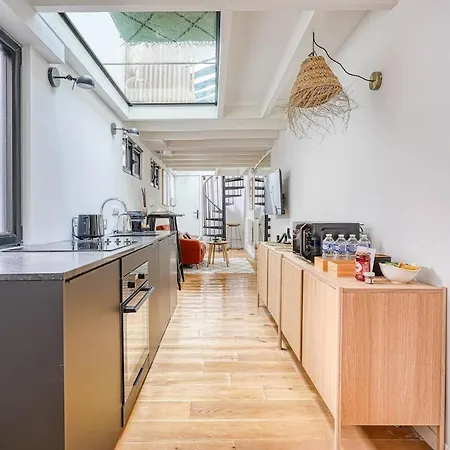 דירה Superbe Loft Lumineux Alesia- Ii פריז