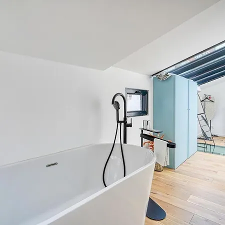דירה Superbe Loft Lumineux Alesia- Ii פריז